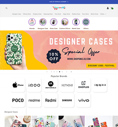 ShoponCliq Shopify project screenshot
